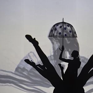 Dancers perform during a general rehearsal of Paris Merveilles, the new