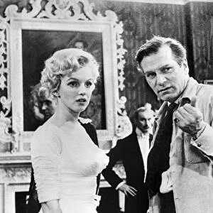 Director Laurence Olivier Directs Marilyn Monroe