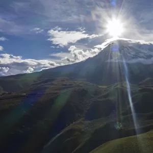 Ecuador-Glacier-Chimborazo-Volcano-Nature