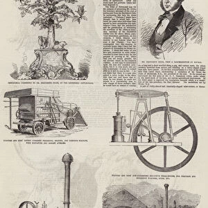 Agricultural Implements at the Smithfield Club Show (engraving)