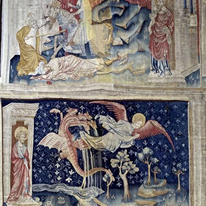 Apocalypse Hanging, 1373 - 1383: Angel and Dragon (n. 29 and 36)