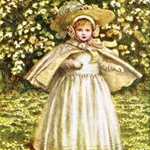 A baby in white by Kate Greenaway