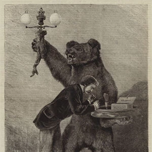 Bear Trophy at Marlborough House (engraving)