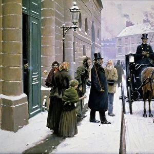 A bourgeois leaving his house, Paris, 1889 (painting)
