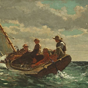 Breezing Up (A Fair Wind) 1873-76 (oil on canvas)