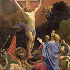 Christ on the Cross (oil on canvas)