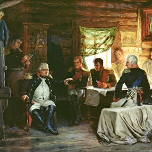 Council of War in Fili in 1812, 1882 (oil on canvas)