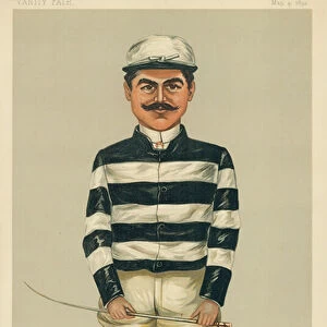 The Count Della Catena, Count Strickland, 4 May 1893, Vanity Fair cartoon (colour litho)