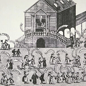 Election Day in Philadelphia, 1764 (engraving)