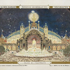 Exposition Universelle 1900 Electricity (chromolitho)