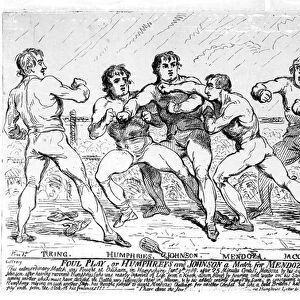The Famous Battle Between Richard Humphreys and Daniel Mendoza, January 9th 1788