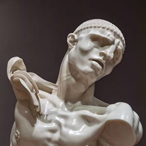 Fontanellato, Labirinto della Masone, Franco Maria Ricci Art Collection: "Vir temporis acti ", 1913 (marble)