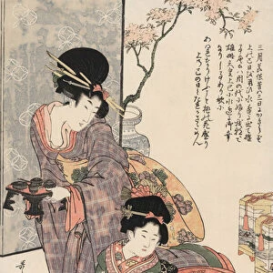 Girls Festival by Kitagawa Utamaro, 1801-4 (woodcut print)