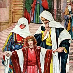 Jesus in the temple - Bible