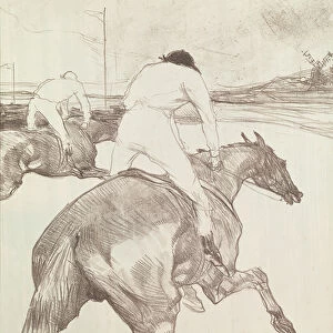 The Jockey, 1899 (colour lithograph)