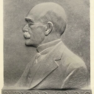 Joseph Rudyard Kipling, a plaque by Patrick Synge-Hutchison, from Something of Myself
