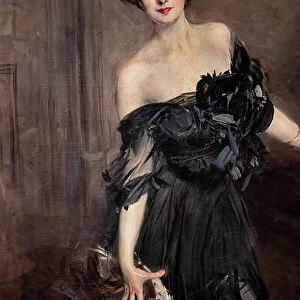 Mademoiselle de Nemidofft, detail, 1908 (oil on canvas)