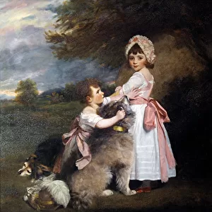 The Marquis of Granby and Lady Elizabeth Manners, as Children (oil on canvas)