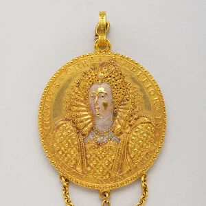 Medal of 1589 in Honour of Queen Elizabeth I. Offverse (16th century)
