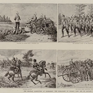 The Military Manoeuvres at Aldershot, the Operations at Caesars Camp and on Laffans Plain (litho)
