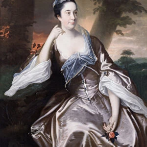 Mrs Lawrence Monck, 1760 (oil on canvas)