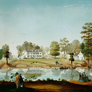 The Olivier Plantation, 1861 (w / c on paper)