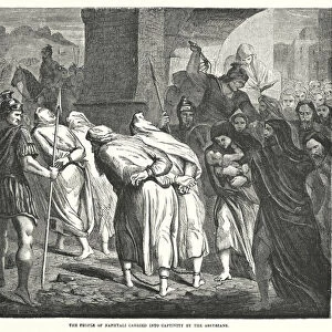 The People of Naphtali carried into Captivity by the Assyrians (engraving)