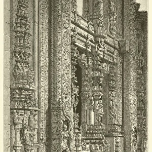 Portique d un temple a Tripetty (engraving)