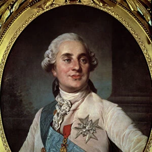 Portrait of King Louis XVI (1754-1793) at 30 years Anonymous painting of the French
