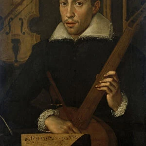 Portrait of a Musician, c. 1570-1590 (oil on canvas)