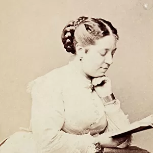 Portrait of Therese Tietjens, c. 1860s (b/w photo)