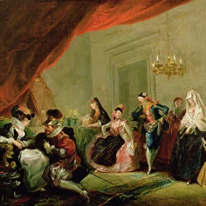 Rehearsal of a Comedy (oil on canvas)