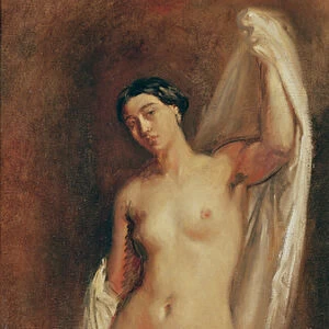 Standing Female Nude, study for the central figure of The Tepidarium, 1853