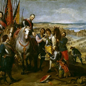 The Surrender of Julich, 1634-5 (oil on canvas)