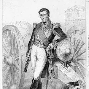 Sylvain Charles Valee (1773-1846), Count and Marshal (engraving)