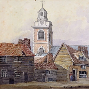 View of Christchurch, 1810 (w / c on paper)