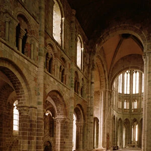 View of the nave from the choir, 1020-1135 (photo) (see also 181868)