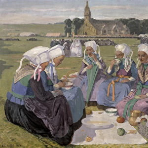 Women of Plougastel at the Pardon of Notre-Dame de la Palud, 1903 (oil on canvas)