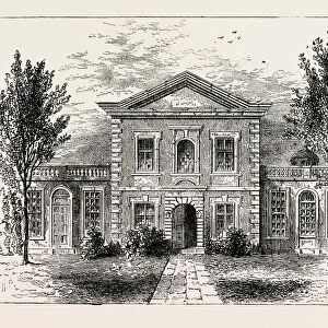 BARBER-SURGEONS HALL, 1800, London, UK, 19th century engraving
