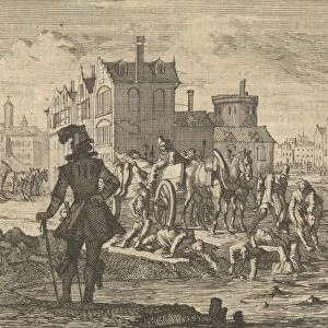 Johan t Serclaes, Count of Tilly, has conquered Minden and lets his victims