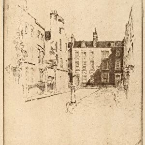 Joseph Pennell, Cowley Street, Westminster, American, 1857 - 1926, 1906, etching