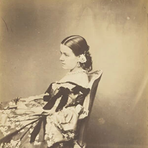 Portrait Woman seated profile Paul de Gaillard