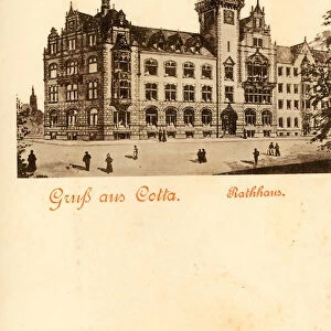 Rathaus Cotta 1899 Dresden Cotta Rathaus Germany