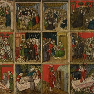Twelve scenes Passion Christ 2nd quarter 15th century