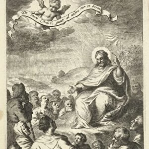 The Sermon, Cornelis van Dalen (I), Jacob Lescailje, 1663