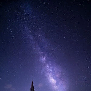 A Church under Milky Way