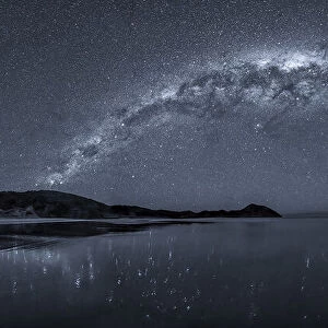 The Milky Way over Wharariki Beach