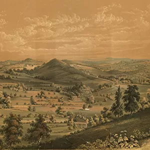 Valleys of the River Sheaf, Sheffield 1857