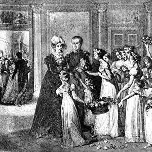 The arrival of Marie-Louise in Compiegne, France, 27th March 1810 (1882-1884)