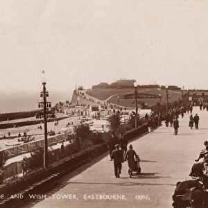 Centre Parade and Wish Tower, Eastbourne, 1935. Creator: Unknown